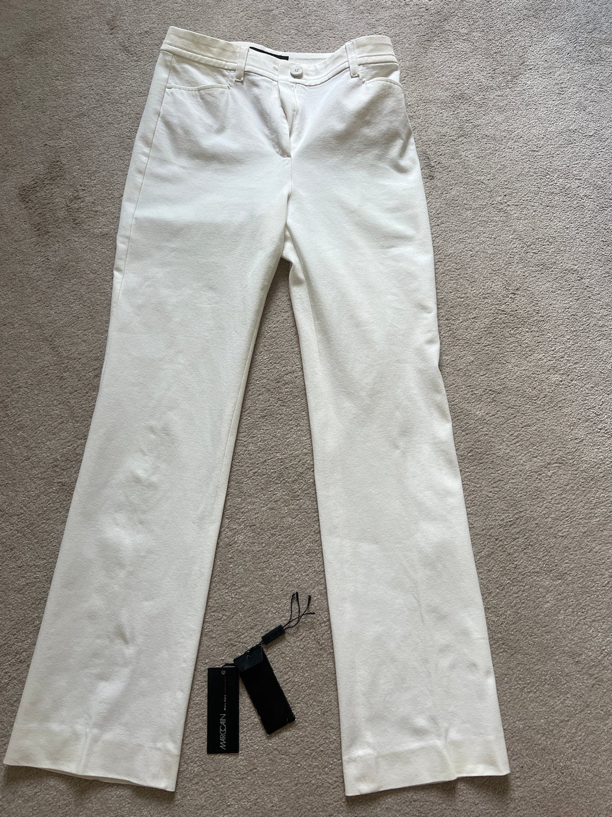 Marc Cain witte broek maat N2, Wit, Nieuw, Ophalen of Verzenden, Maat 36 (S)