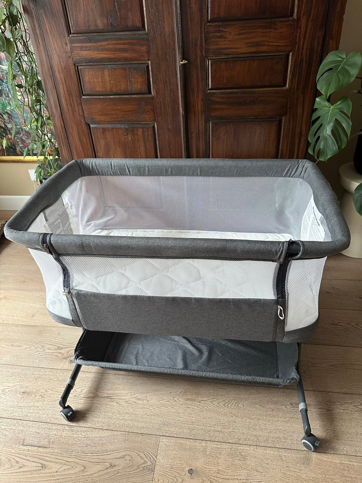 Co-sleeper/reisbedje met ekstra matras - Zo goed als nieuw, Ophalen of Verzenden, Zo goed als nieuw, Wieg