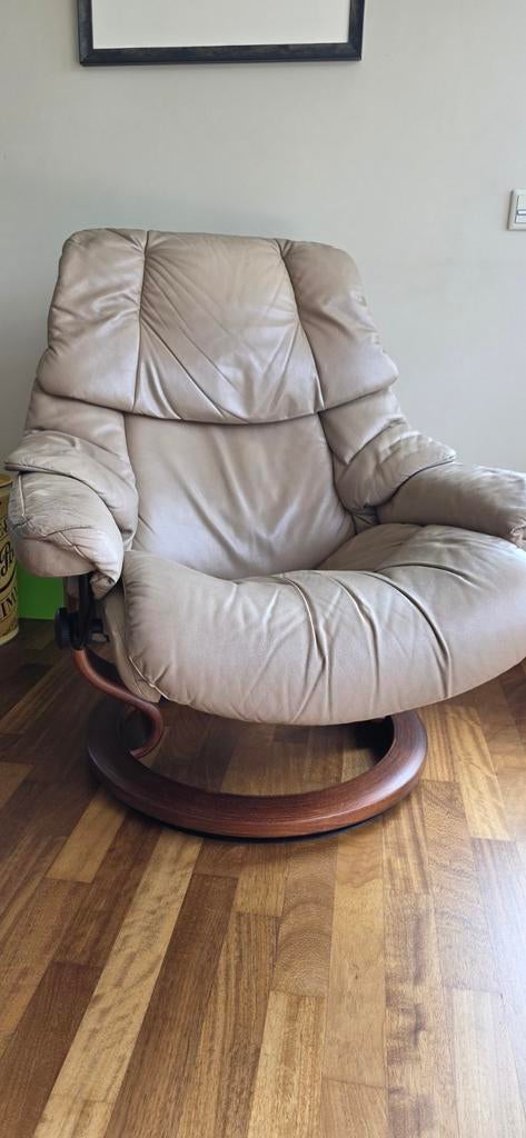 Gratis stressless fauteuil, Huis en Inrichting, Fauteuils, Ophalen, Gebruikt, 75 tot 100 cm, 50 tot 75 cm