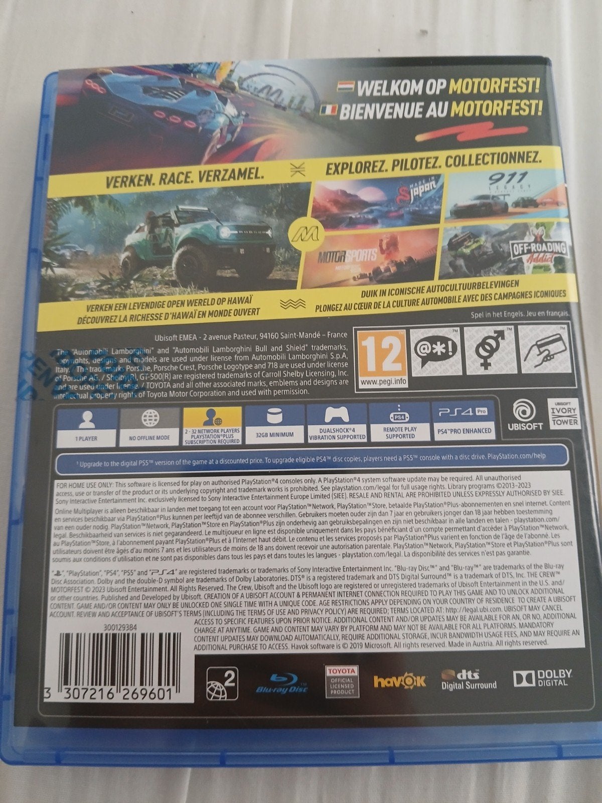 The Crew Motorfest PS4 - Racegame met open wereld, 1 speler, Racen en Vliegen, Eén computer, Ophalen of Verzenden