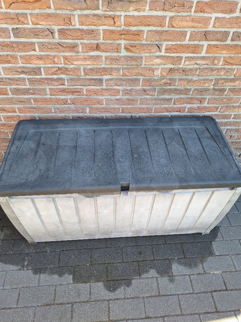 Kussenbox, Tuin en Terras, Bergingen en Tuinkasten, Ophalen, Gebruikt, Kunststof, Overige typen