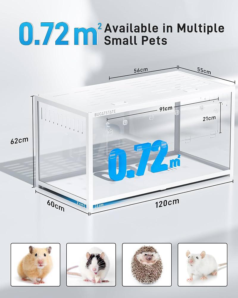 Bucatstate terrarium 3.0 120cm, Dieren en Toebehoren, Ophalen, Kooi, 110 cm of meer, 60 tot 90 cm