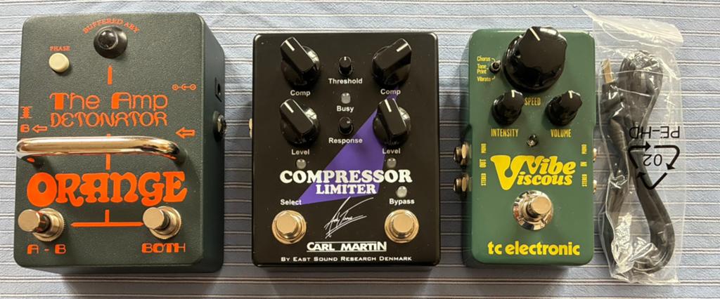 Diverse gitaar effecten, Muziek en Instrumenten, Effecten, Ophalen of Verzenden, Zo goed als nieuw, Compressor