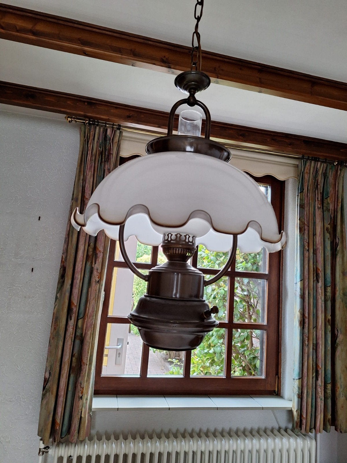 2 hanglampen en 1 wandlamp, Ophalen