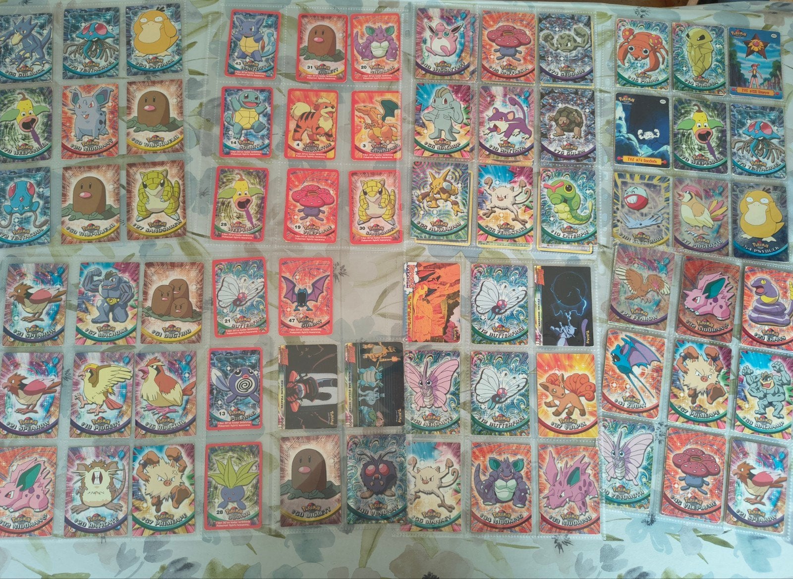 mega partij pokemon items 1000+ cards tins flippos topps, Ophalen, Gebruikt