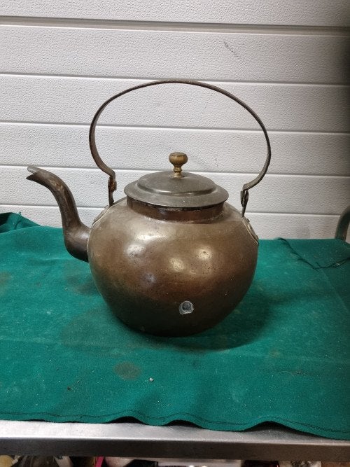 ketel koper zwaar vintage groot, Ophalen of Verzenden