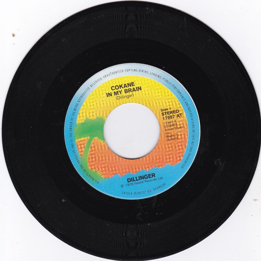 s 114 Dillinger – Cokane In My Brain, Gebruikt, Overige genres, 7 inch, Ophalen of Verzenden