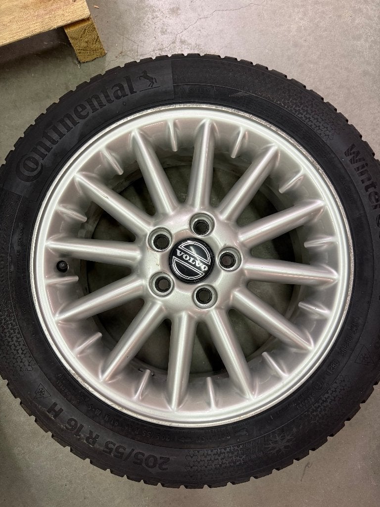 Volvo C70 mooie originele banden en velgen, Ophalen, 16 inch, Banden en Velgen, Nieuw