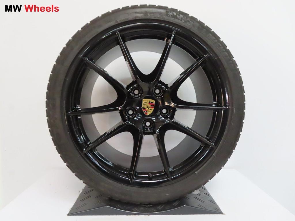 Porsche 20 inch velgen 911 991  4 en 4 S met winterbanden, -, -, Banden en Velgen, 20 inch