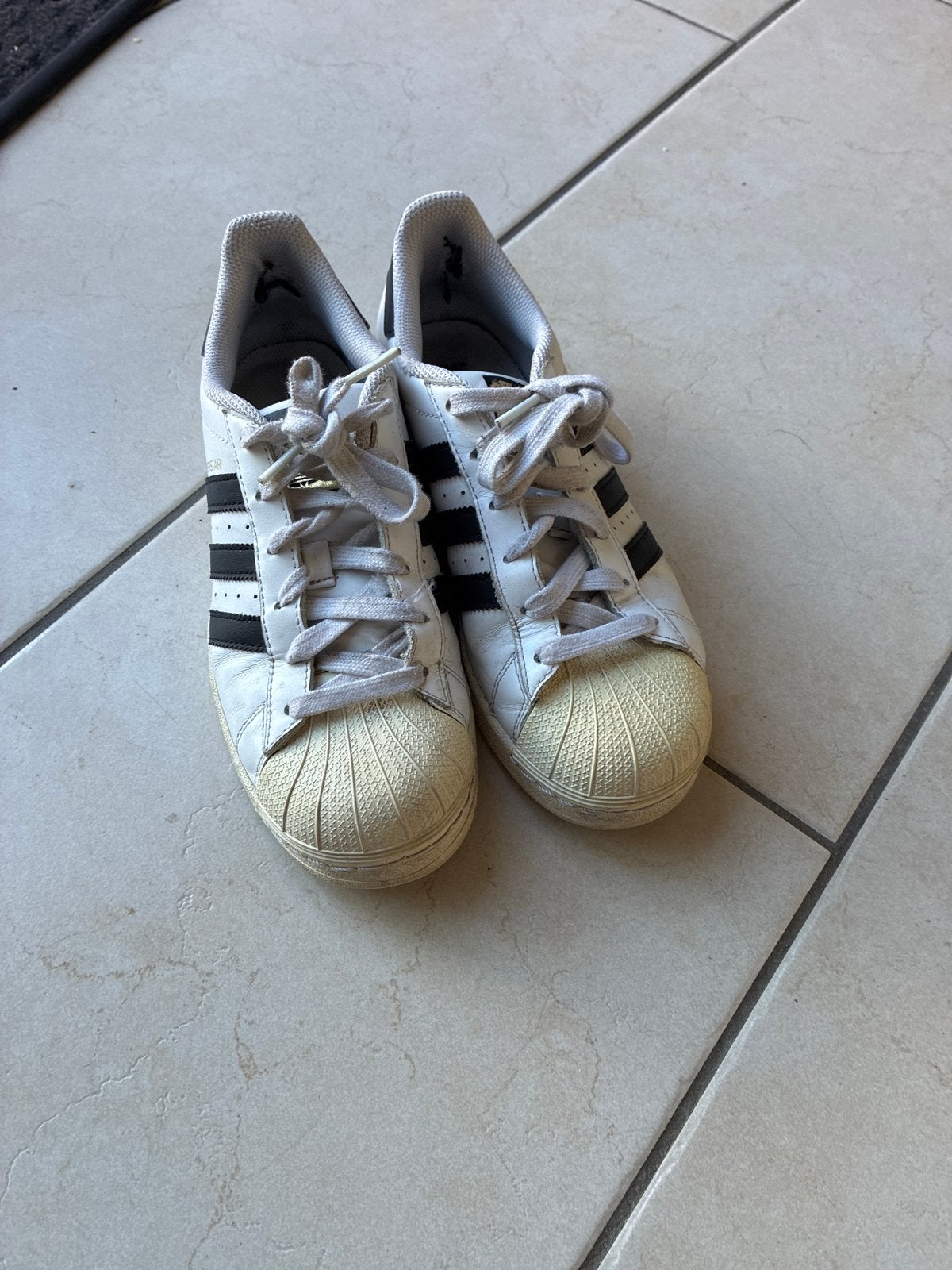 Adidas Superstar sneakers maat 38, Ophalen of Verzenden, Gedragen, Wit, Sneakers of Gympen