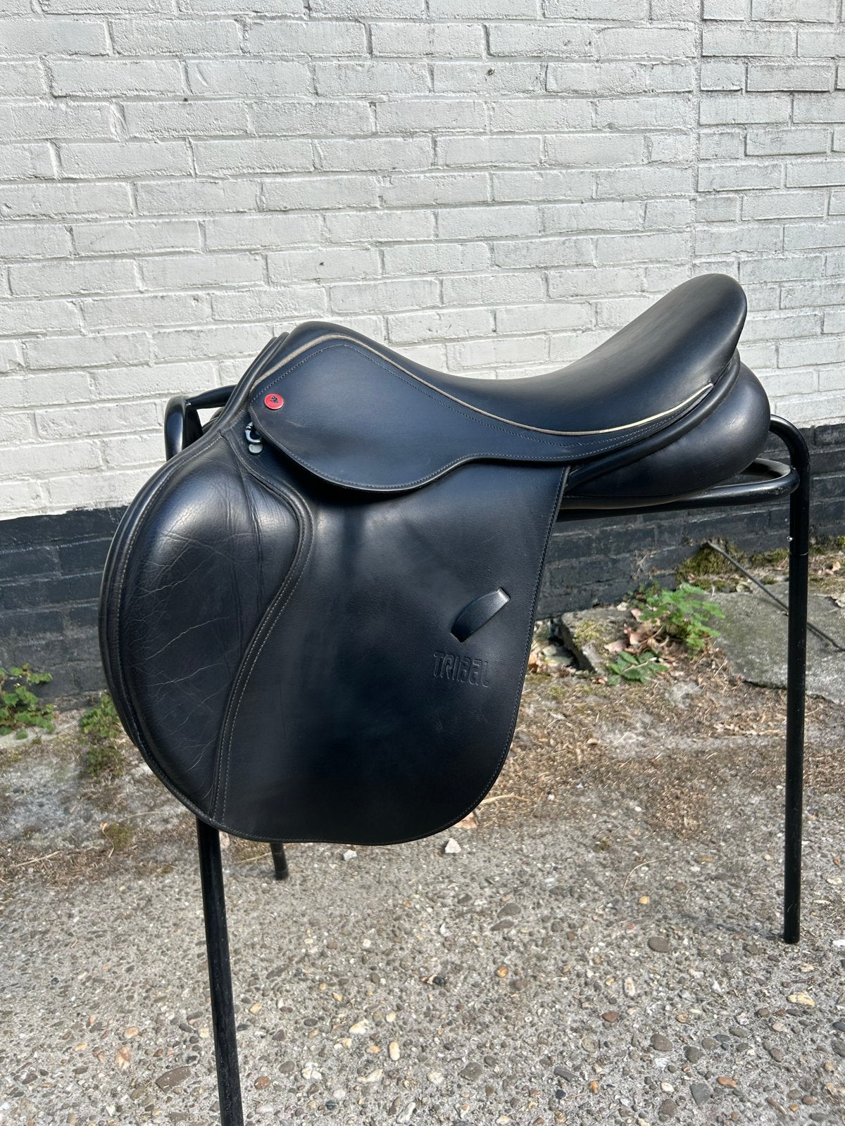 Tribal springzadel 17,5 m/w boom, Dieren en Toebehoren, Paarden en Pony's | Zadels, Ophalen of Verzenden, Springen