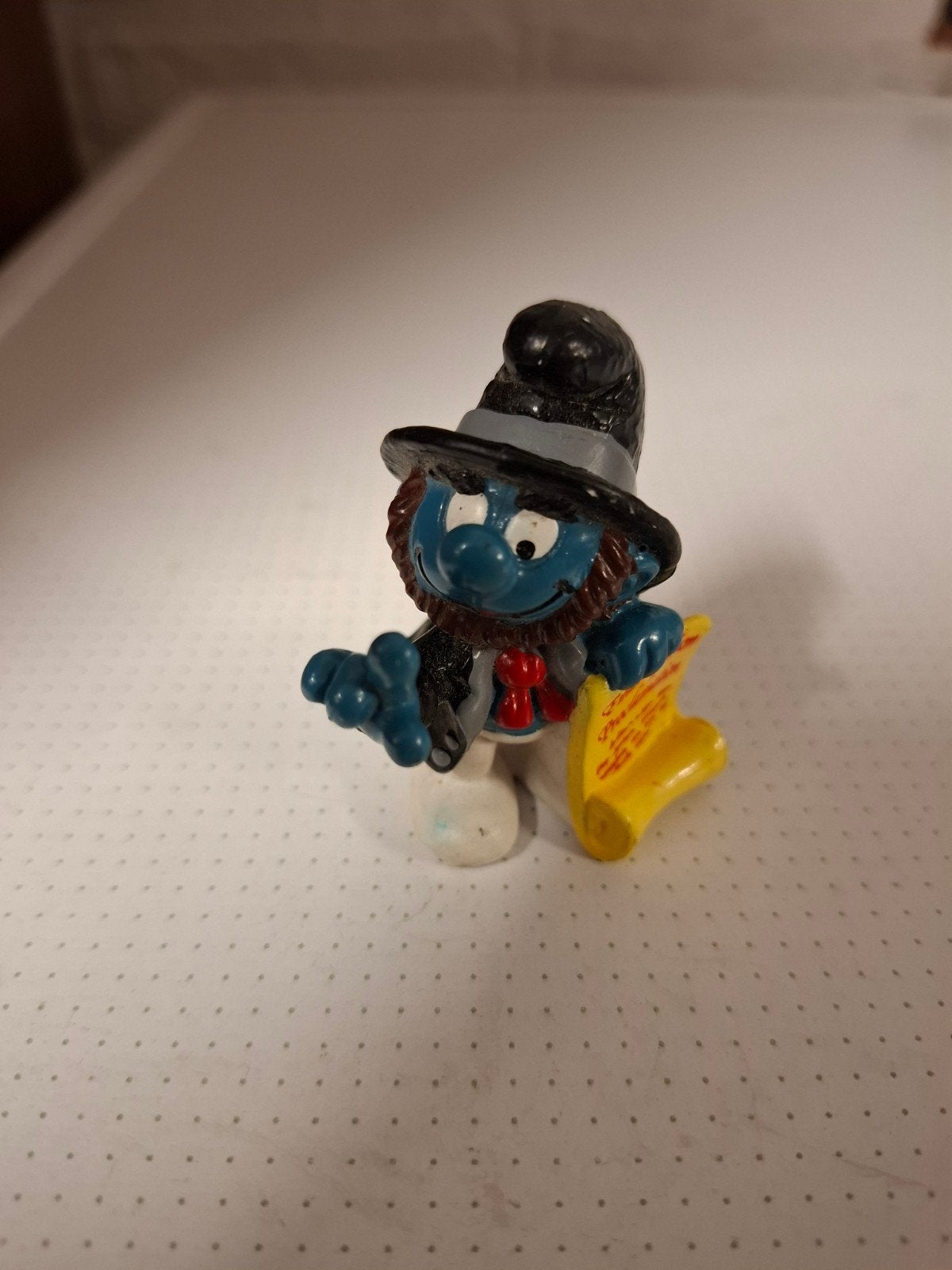 Smurf Benjamin Franklin  Scheich, Ophalen of Verzenden, Zo goed als nieuw, Verschillende Smurfen