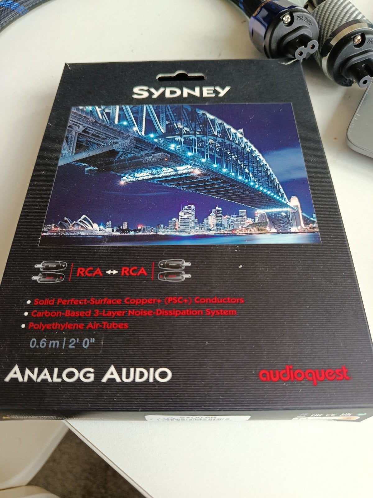 Audioquest Sydney 0,6 meter, Ophalen of Verzenden, Nieuw, Minder dan 2 meter, Interlink-kabel