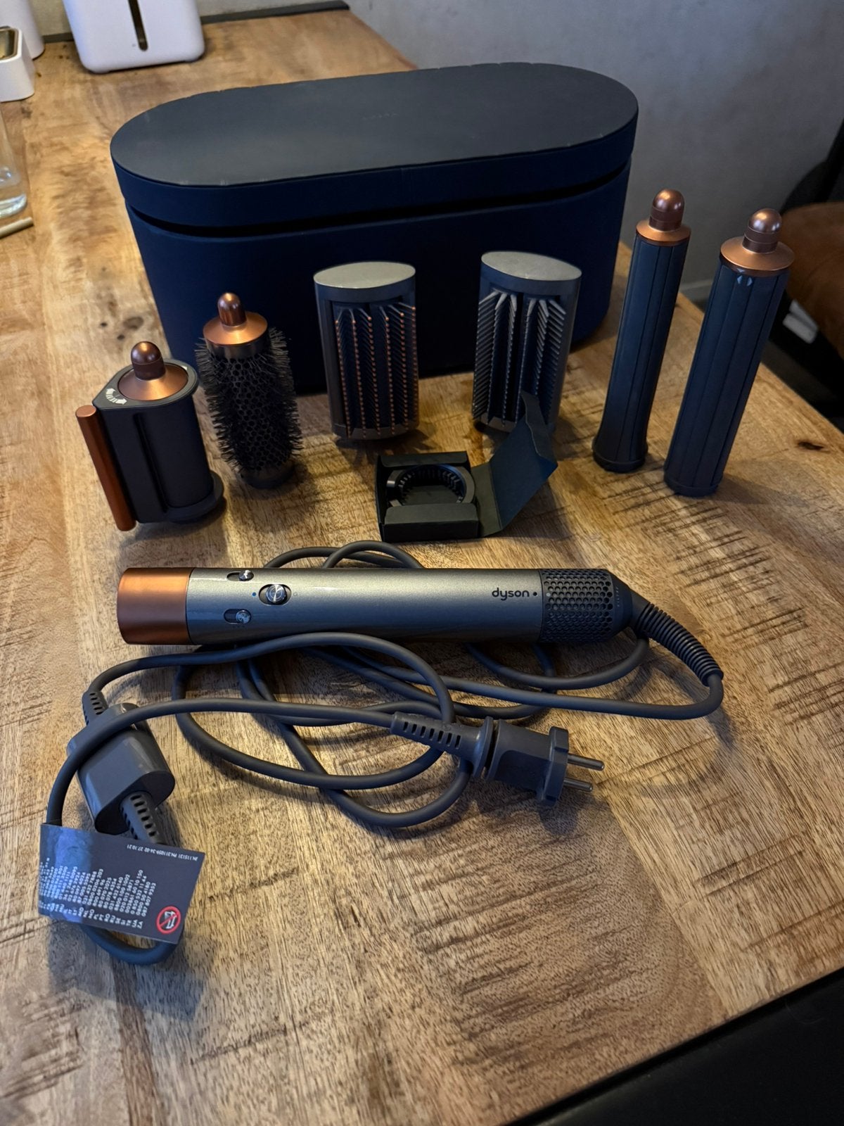 Dyson airwrap, Ophalen of Verzenden, Zo goed als nieuw, Föhn of Haardroger