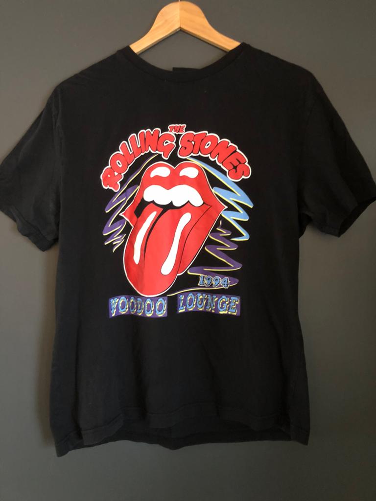 The rolling stones voodoo lounge  dames t shirt zwart L, Verzamelen, Ophalen, Zo goed als nieuw, Kleding