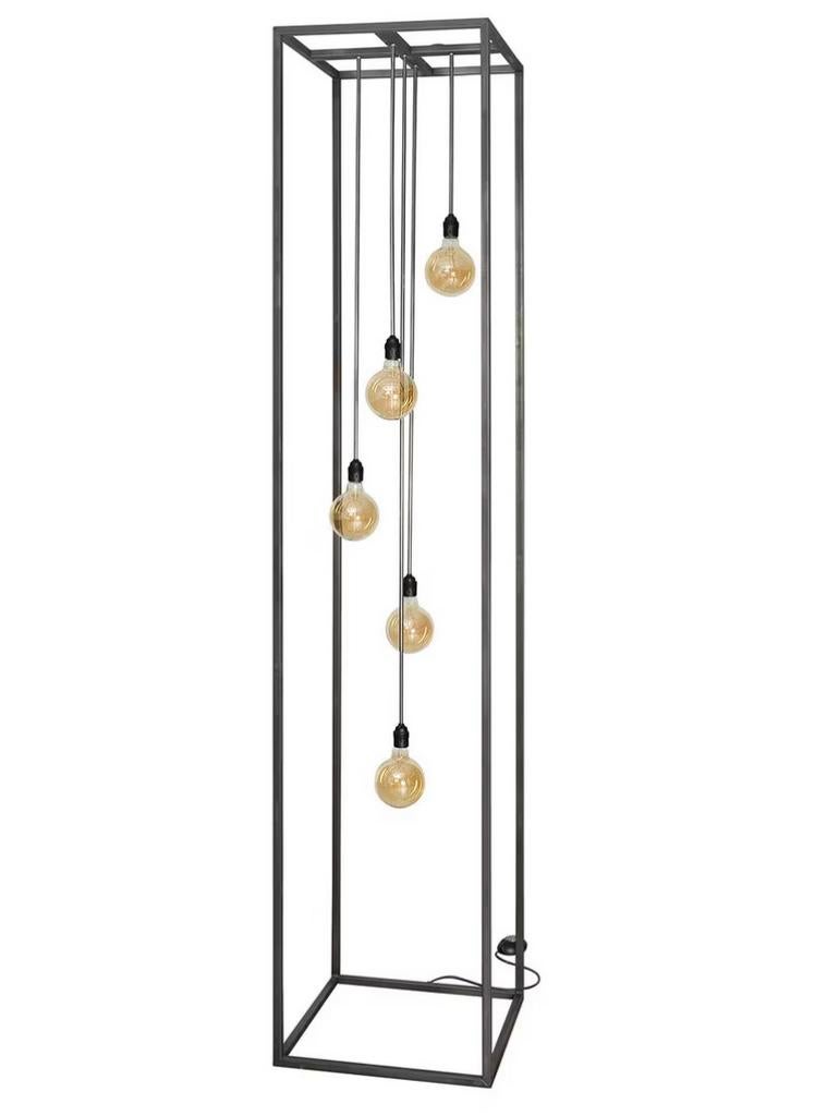 Rimini xxl vloerlamp, ztahl, Ophalen, Zo goed als nieuw, 150 tot 200 cm