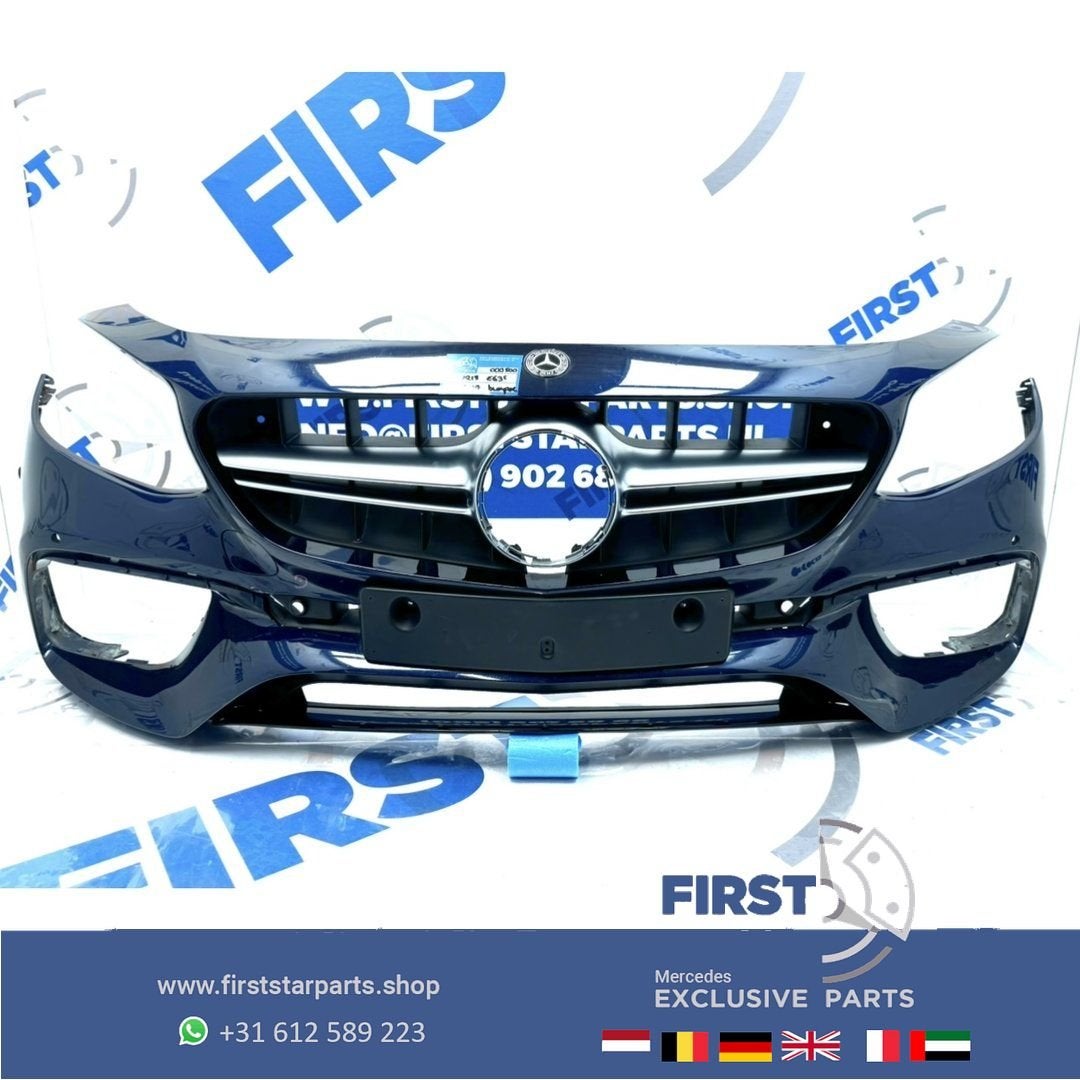 W213 E63 AMG Voorbumper E63s bumper origineel Mercedes E Kla, Gebruikt, -, Voor, Ophalen of Verzenden