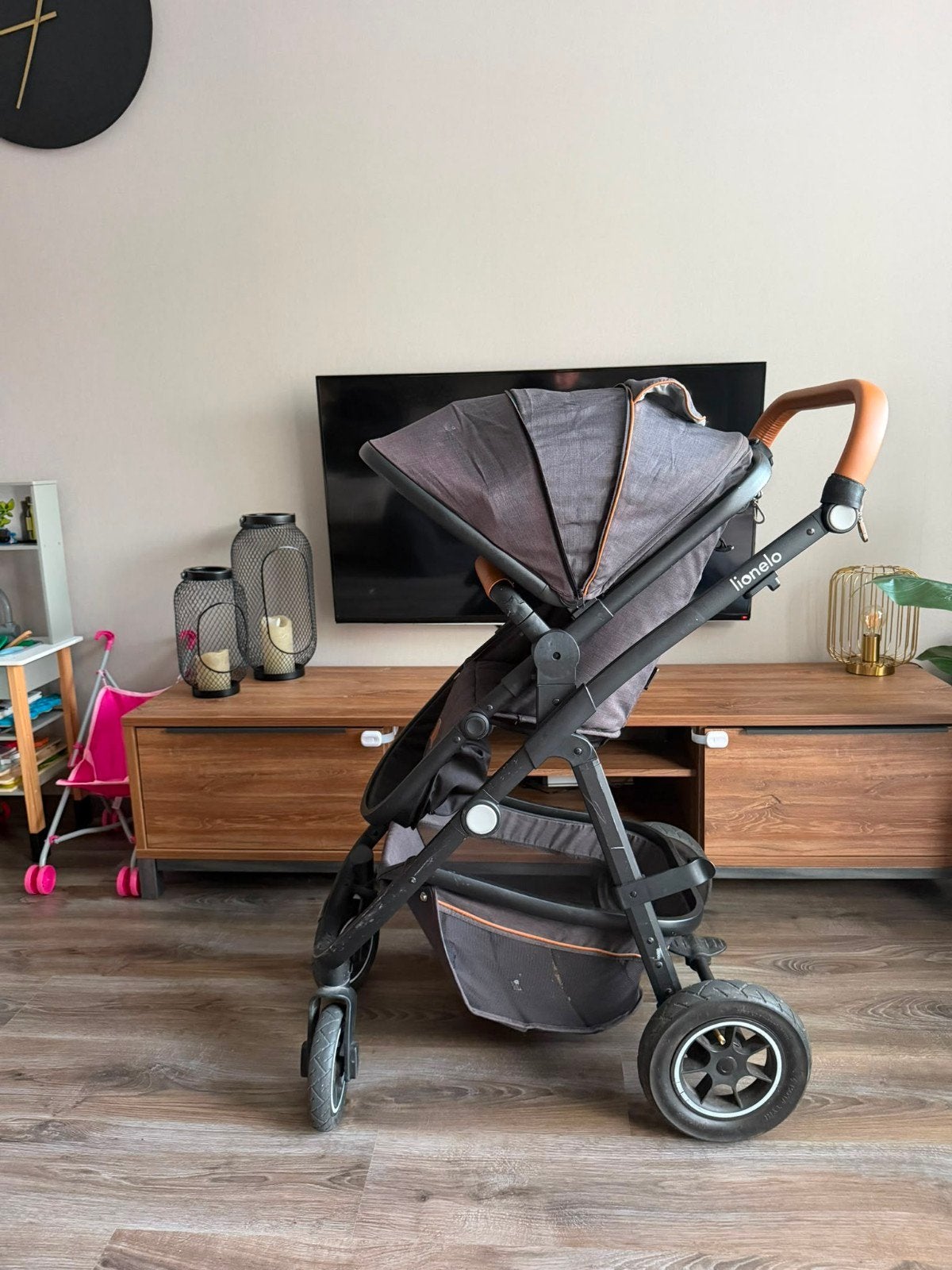 Lionelo 3-in-1 Combiwagen met complete accessoireset, Ophalen