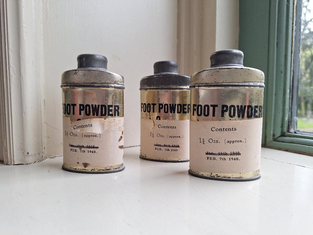 Foot Powder Militaria US army 1940 voetpoeder leger, Verzamelen, Militaria | Algemeen, Ophalen of Verzenden, Landmacht, Amerika