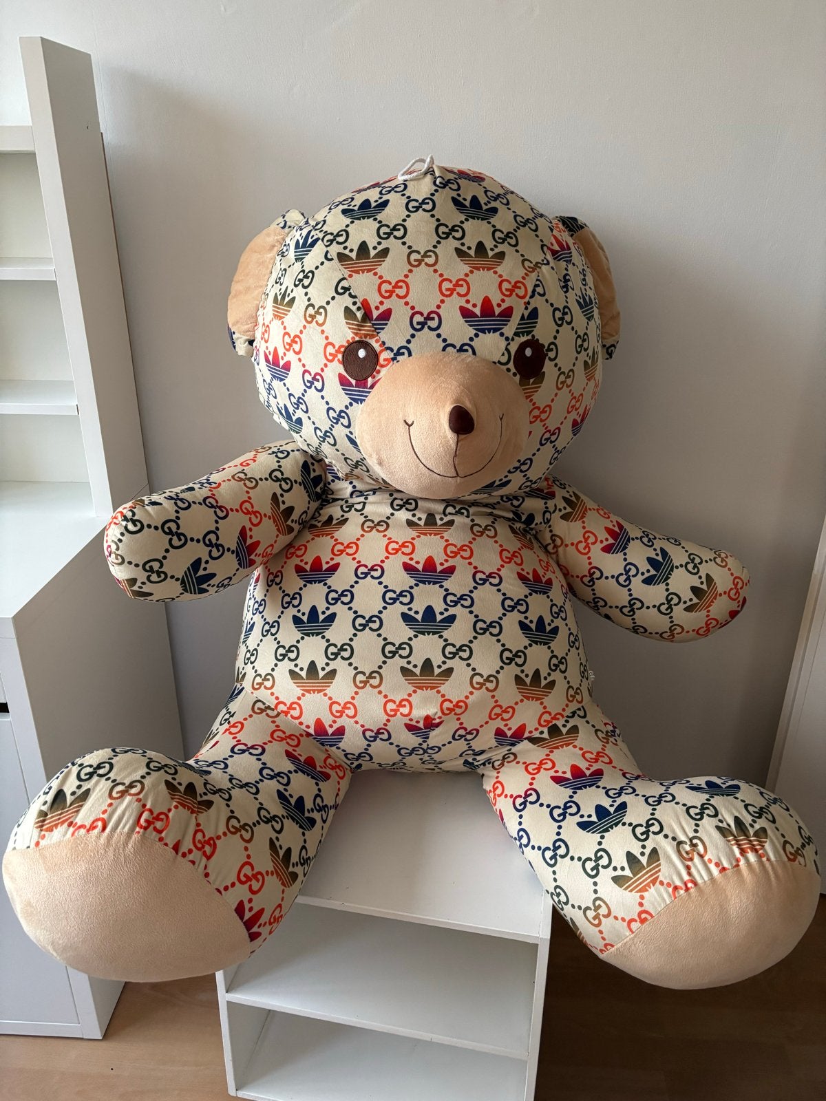 Grote Gucci Adidas Beer Knuffel - Uniek Design, Ophalen, Overige merken, Overige karakters, Beer