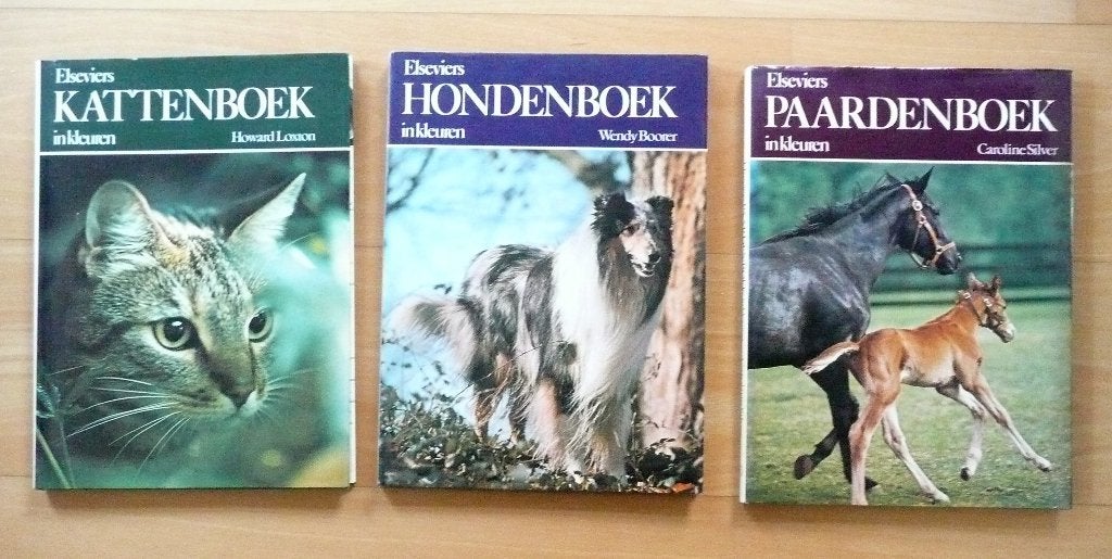 Elseviers kattenboek, honden- en paardenboek, Boeken, Dieren en Huisdieren, Ophalen, Zo goed als nieuw, Honden