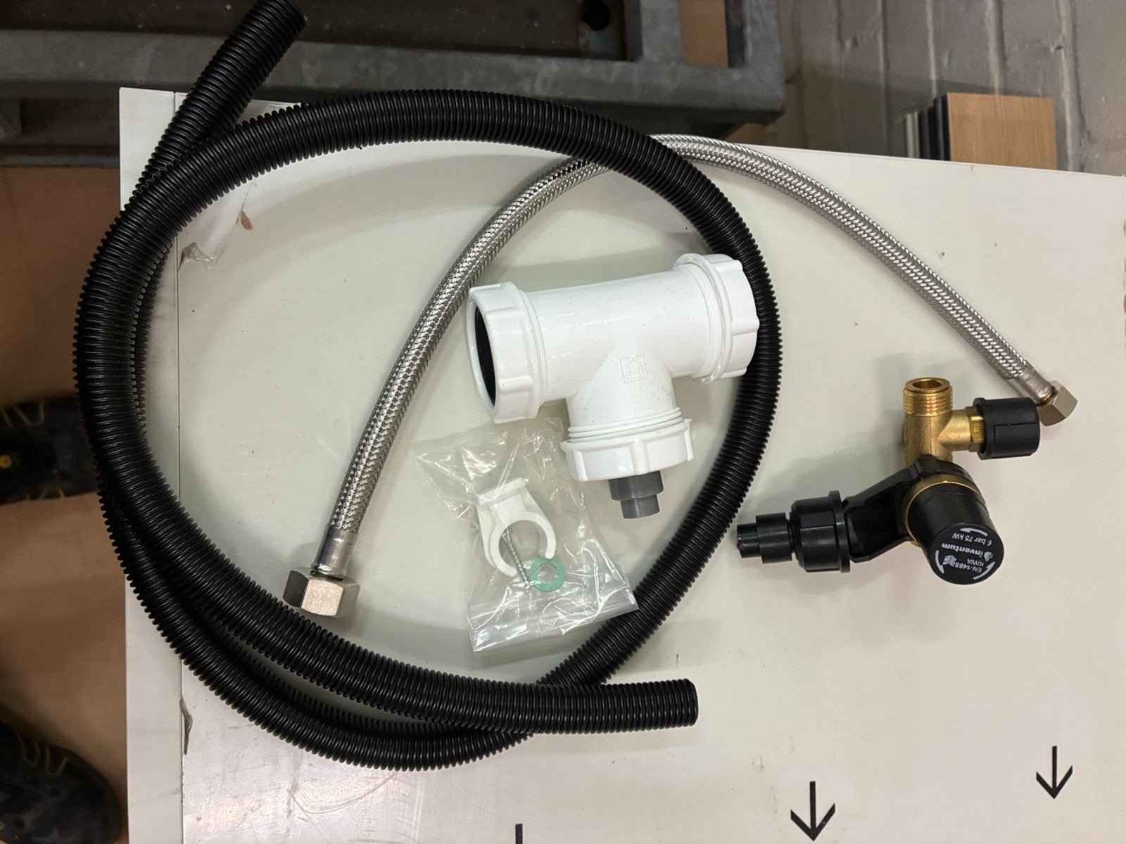 Aansluit set boiler, Nieuw, Minder dan 100 cm, 25 tot 50 cm, 50 tot 100 cm