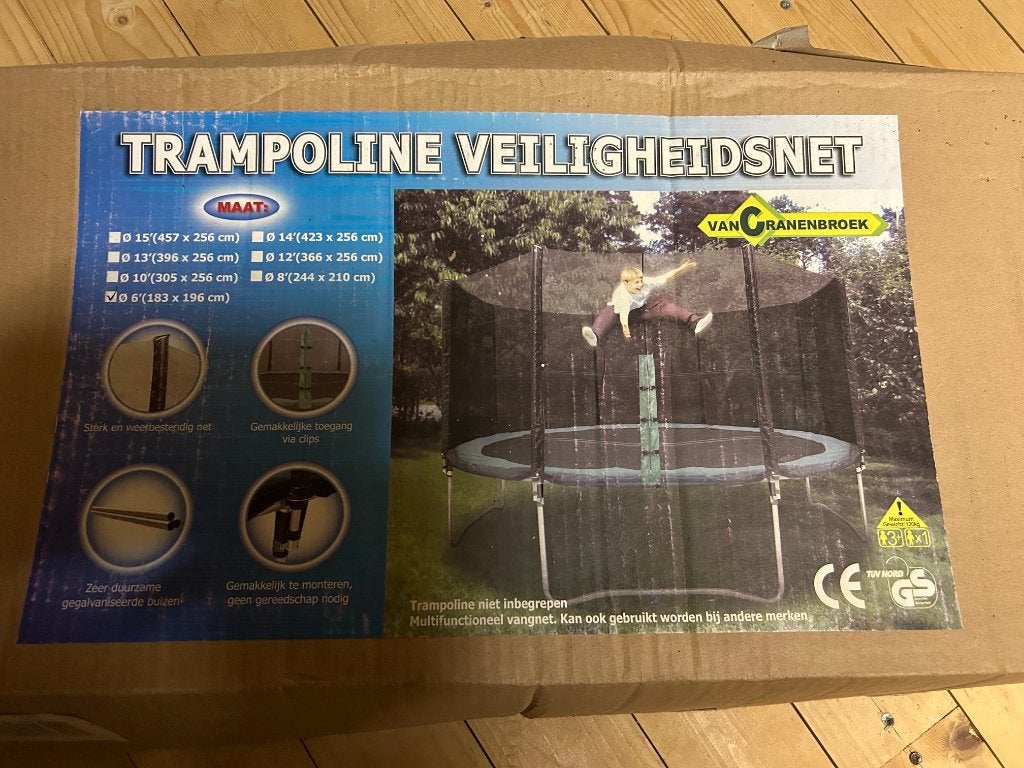 Trampoline Cranenbroek, Kinderen en Baby's, Speelgoed | Buiten | Trampolines, Ophalen, Gebruikt