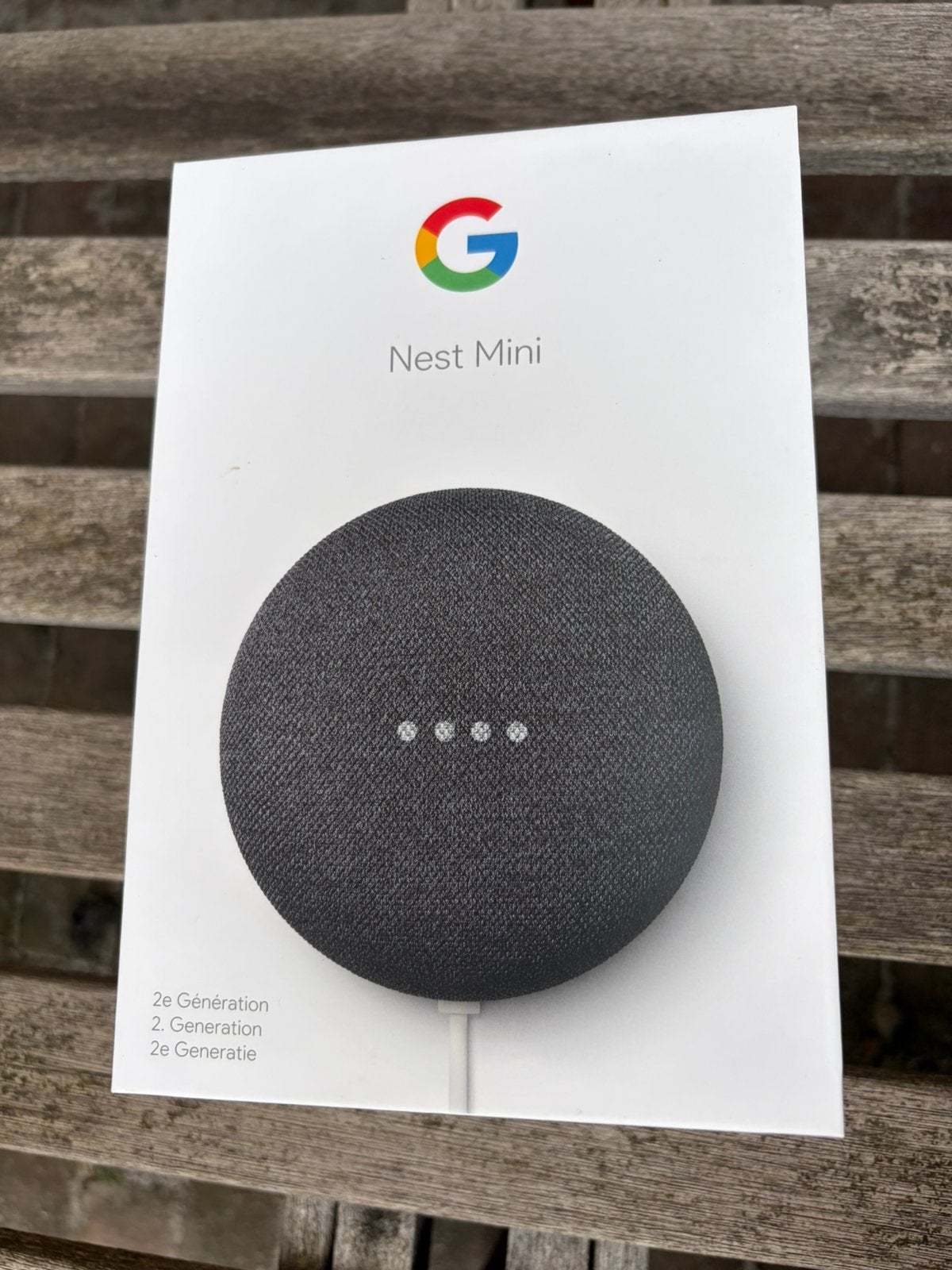 Google nest mini 2nd generation, Audio, Tv en Foto, Mediaspelers, Ophalen of Verzenden, Nieuw