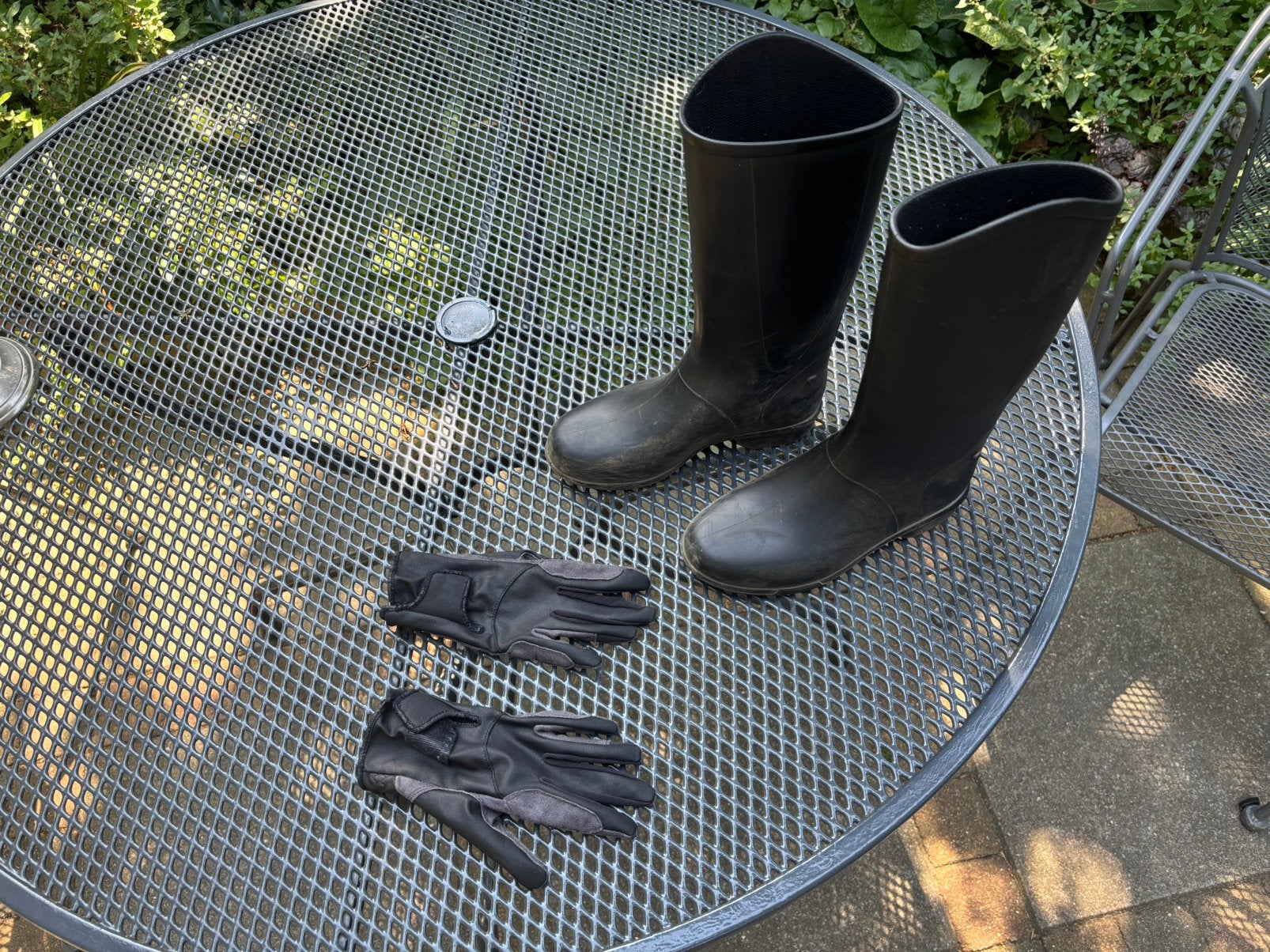 paardrijlaarzen plus handschoenen, Ophalen, Zo goed als nieuw