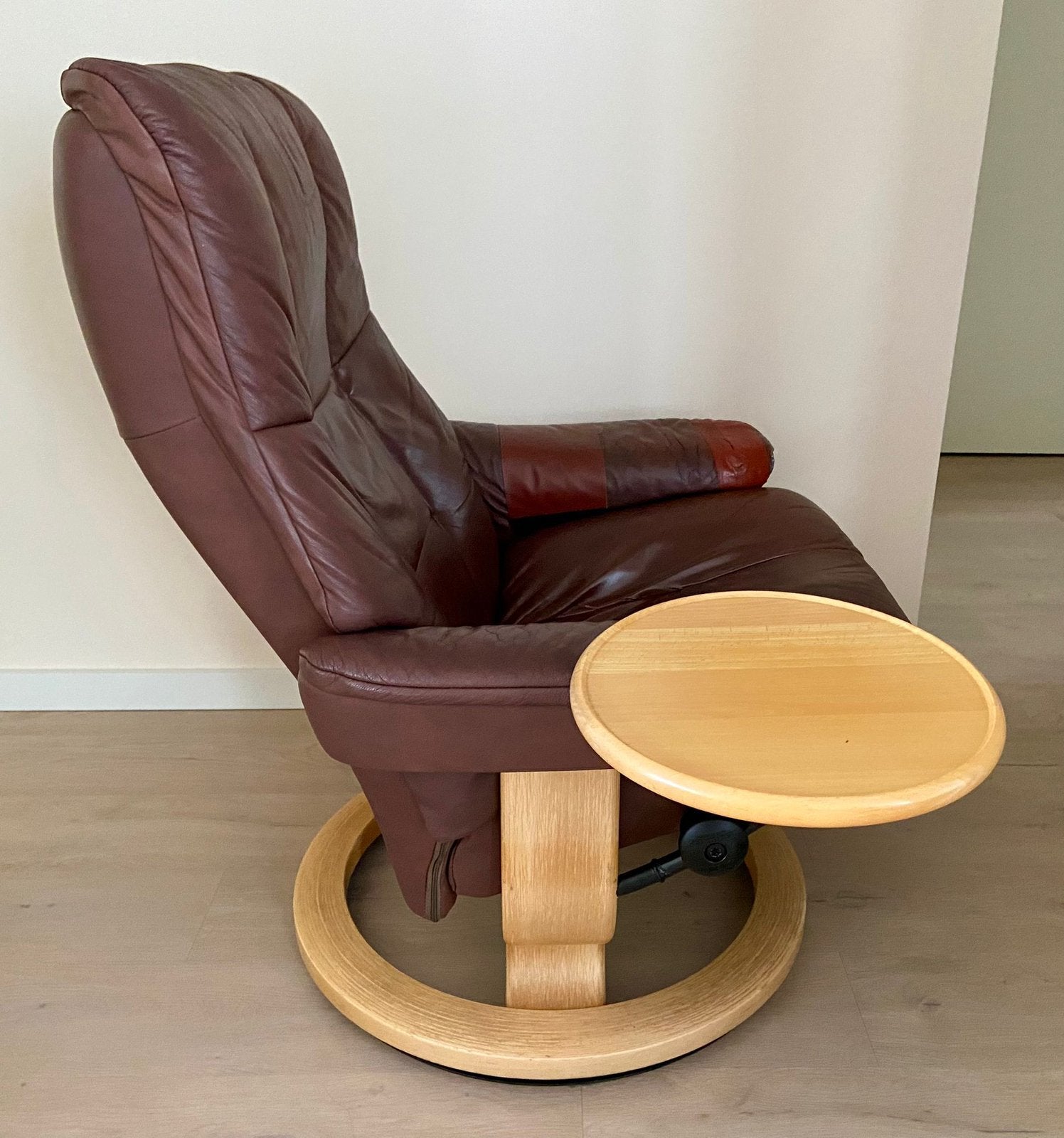 Stressless stoelen GRATIS AFHALEN, Ophalen, Gebruikt, Minder dan 75 cm, Leer
