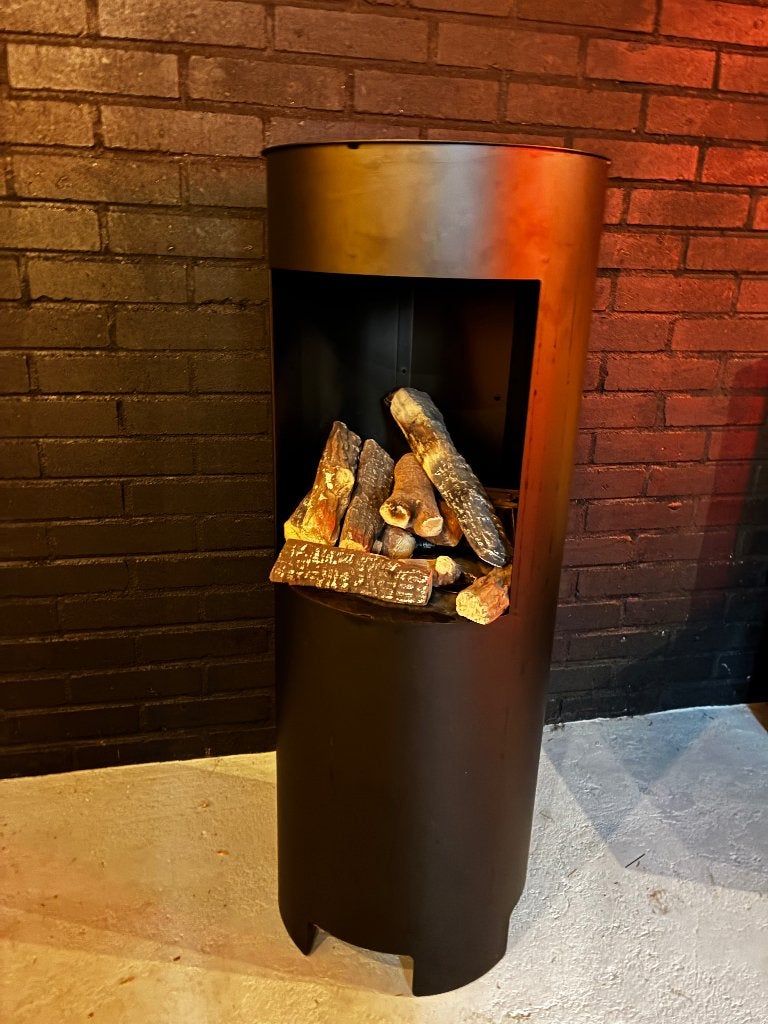 Vrijstaande bio-ethanol haard – open – ALS NIEUW, Ophalen, Zo goed als nieuw, Vrijstaande haard, Overige soorten
