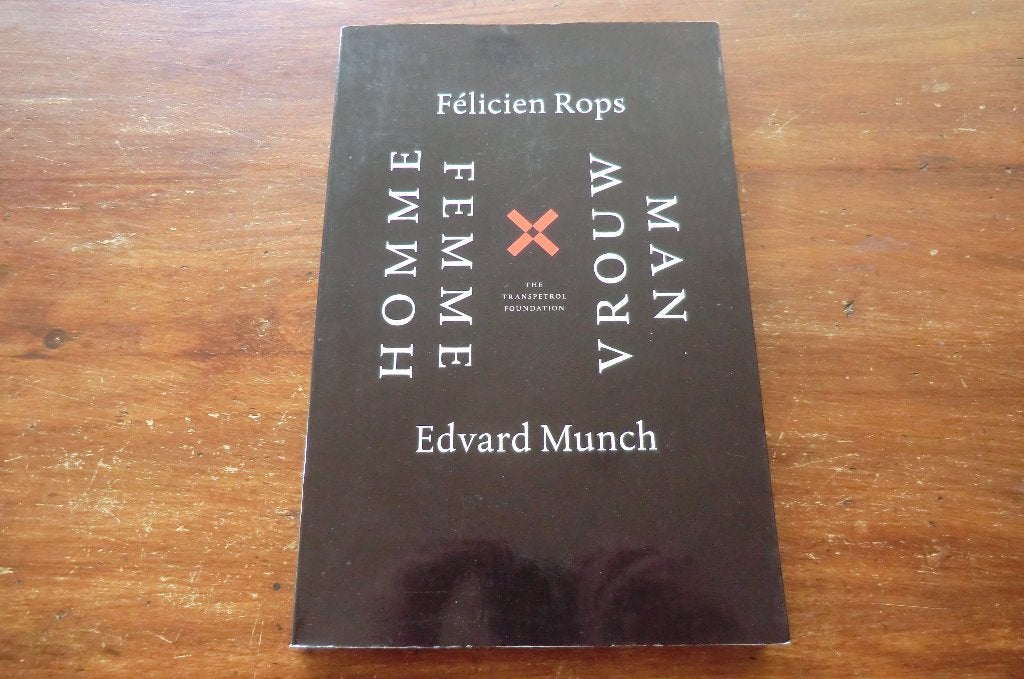 boek - Félicien Rops, Edvard Munch - vrouw man, Boeken, Ophalen of Verzenden, Gelezen, Schilder- en Tekenkunst