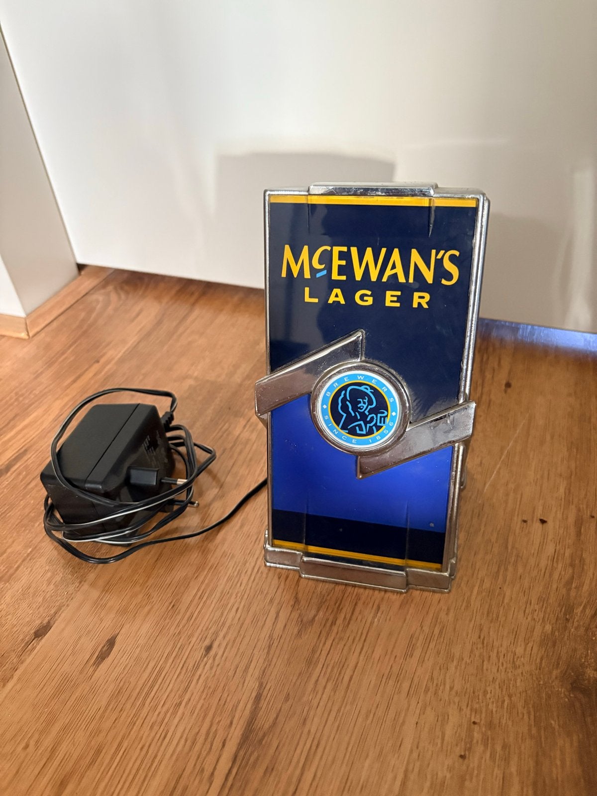 Vintage McEwan's Lager Lichtbak - Werkend, Ophalen, Gebruikt, Lichtbak of (neon) lamp