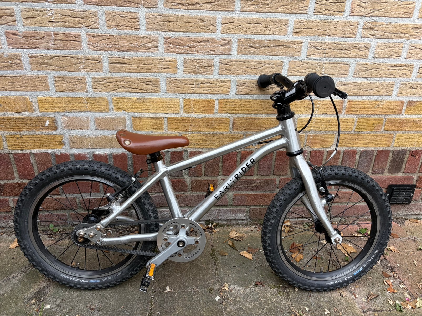 Early Rider Seeker Kinderfiets/mountainbike 16 inch, Ophalen, Gebruikt, Velgrem, 16 tot 20 inch