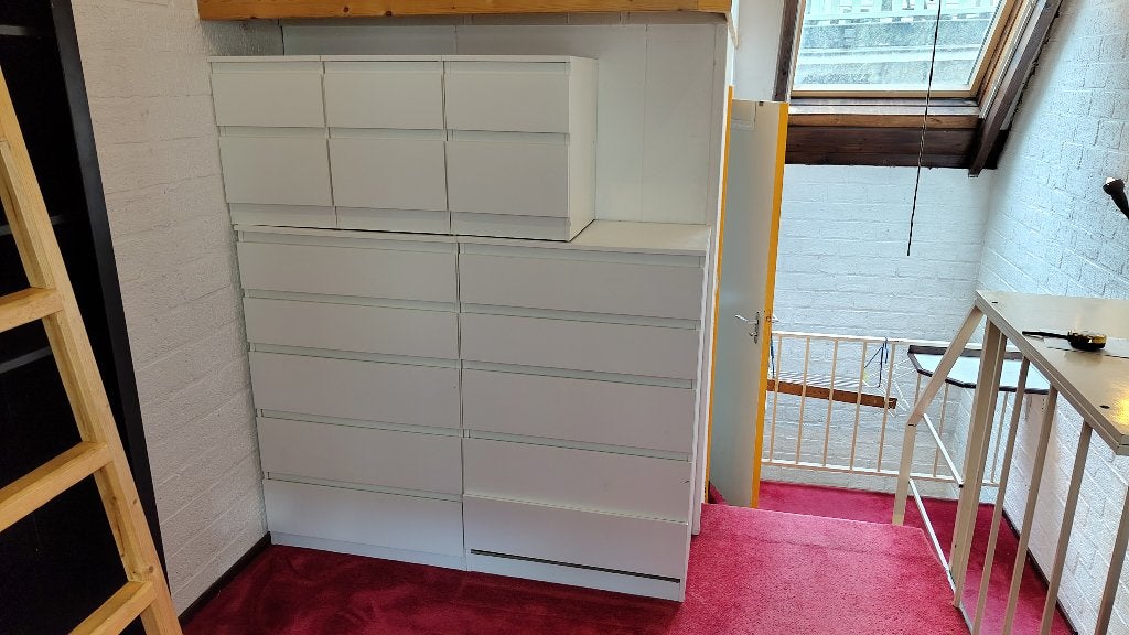 Set van vijf Ikea Kullen ladekasten, Huis en Inrichting, Ophalen, Gebruikt, 5 laden of meer, 100 tot 150 cm