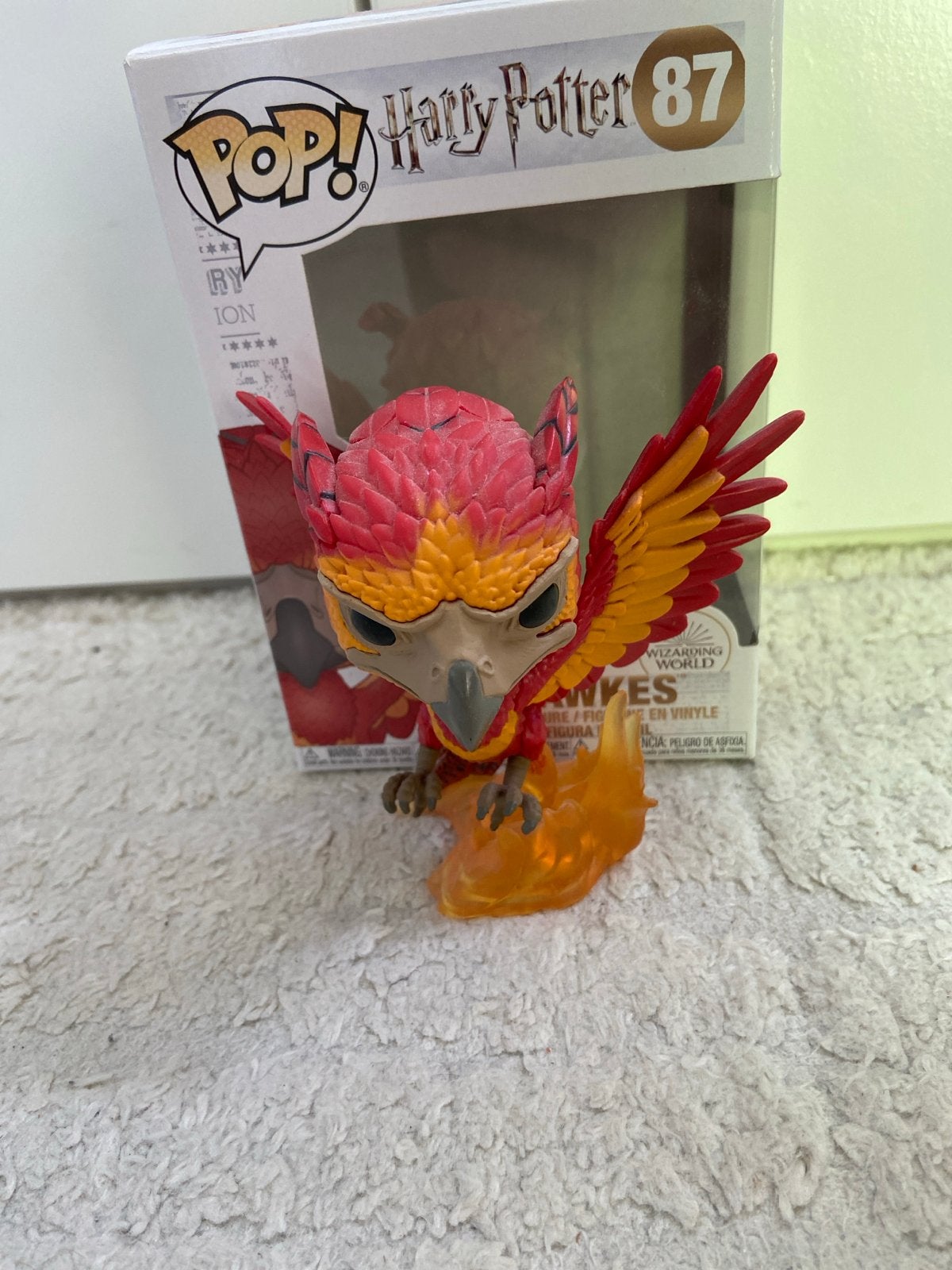Funko Pop! Harry Potter 87 Fawkes - Zo goed als nieuw, Ophalen of Verzenden, Zo goed als nieuw