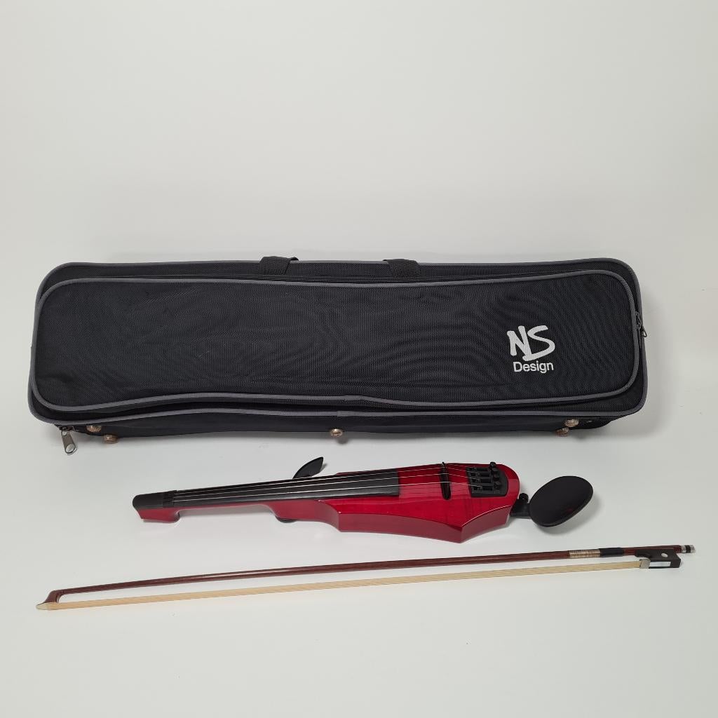 NS Design WAV Series 4 Snarige Elektrische Viool in Koffer, Muziek en Instrumenten, Ophalen of Verzenden, Zo goed als nieuw, 4/4-viool