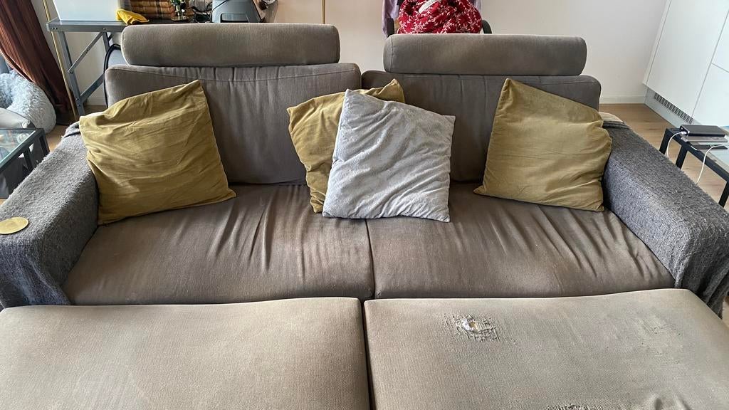 Sörvallen 3 seat sofa with 2 storage footrest., Ophalen, Gebruikt