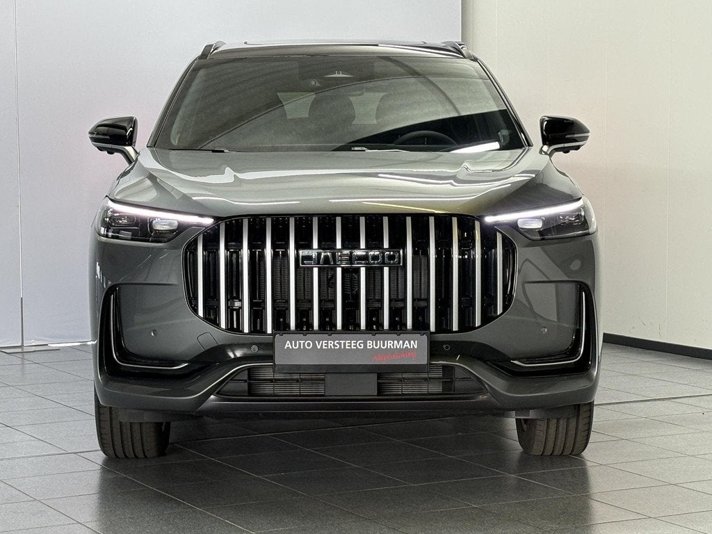 Jaecoo 8 1.5 SHS-P PHEV Exclusive 7 persoons Automaat, Luxe, Auto's, Overige Auto's, Automaat, 12 maanden, Zwart, Overige carrosserieën
