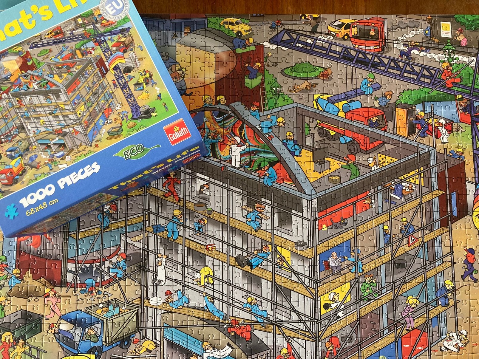 Puzzel 1000 stukjes, Ophalen of Verzenden, 500 t/m 1500 stukjes, Zo goed als nieuw