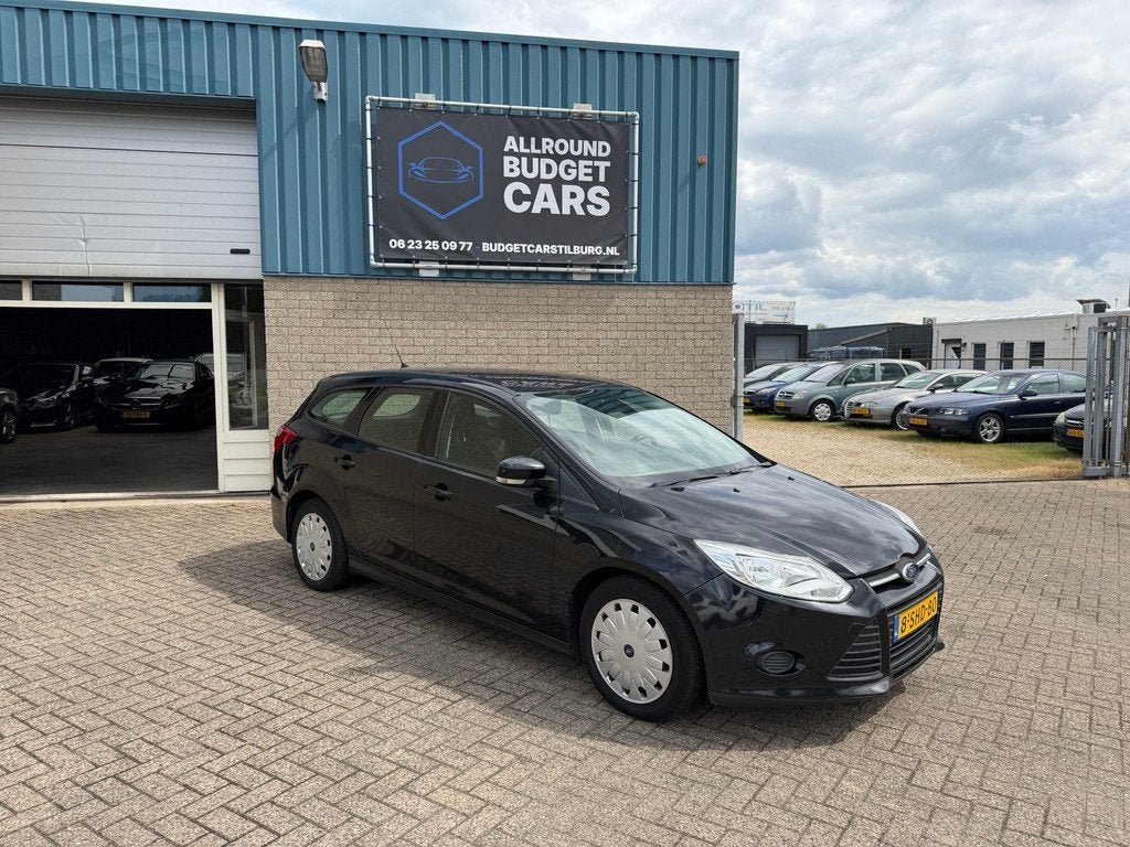 Ford Focus Wagon 1.6 TDCI ECOnetic Lease Trend, Auto's, Euro 5, Stof, Gebruikt, Zwart