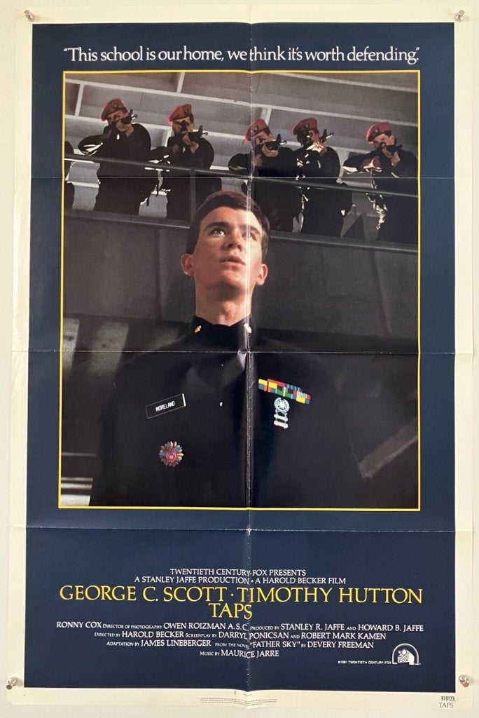 TAPS (1981) - Originele filmposter, Verzamelen, Verzenden, Gebruikt, A1 t/m A3, Film en Tv