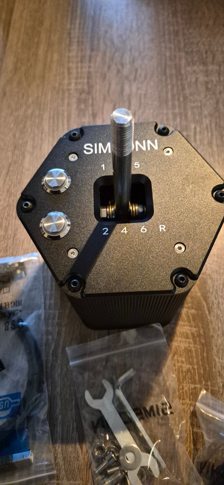 SIMSONN PC USB Simulator Shifter (6+R), Spelcomputers en Games, Spelcomputers | Overige Accessoires, Nieuw, Shifter, Overige merken