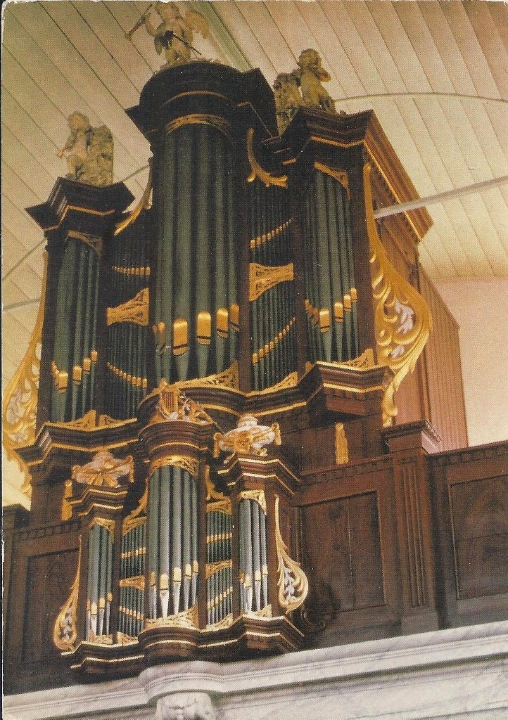 Alkmaar orgel schuilkerk ongelopen ansichtkaart ( a1627 ), Ophalen of Verzenden, 1980 tot heden, Gelopen, Noord-Holland