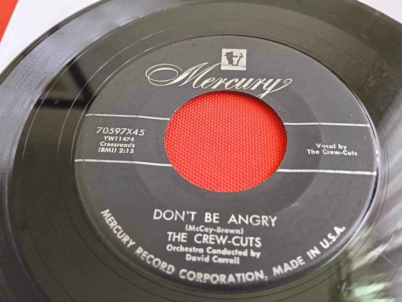 THE CREW CUTS 1955 MERCURY LABEL DOO WOP ROCK, Verzenden, Zo goed als nieuw, Pop