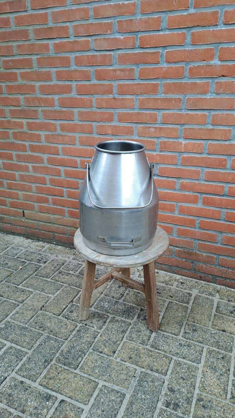 rvs melkemmer, Ophalen, Zo goed als nieuw