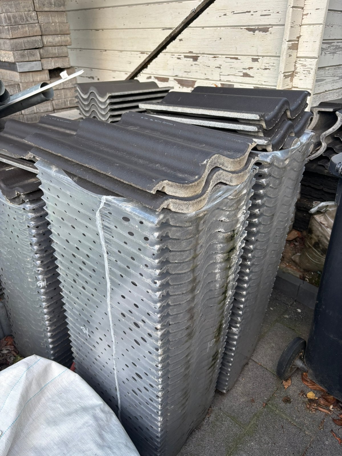Sneldek Dakpannen zwart, Doe-het-zelf en Verbouw, Ophalen, Steen of Klei, Zwart, Nieuw