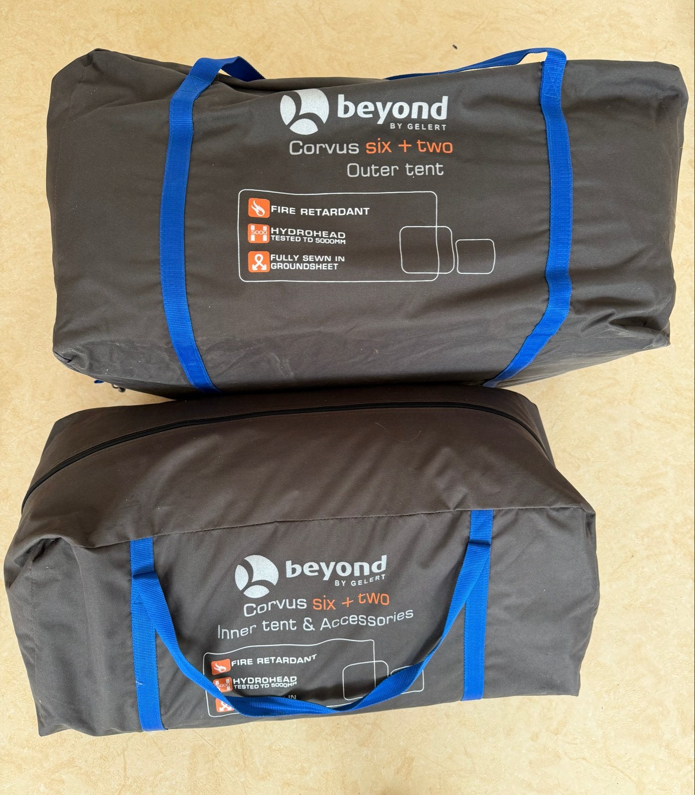 Gelert/ Beyond Corvus Six + Two familietent - 8 persoons, Ophalen, Gebruikt, Meer dan 6
