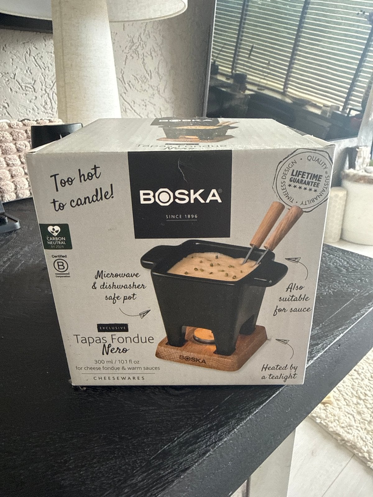 Boska Tapas Fondue Nero - Nieuw in doos, Overige typen, Nieuw, Ophalen of Verzenden, Zwart