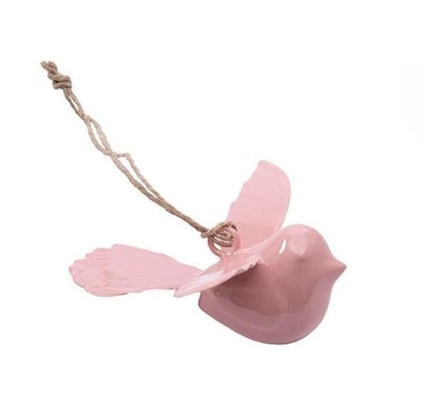 Roze metalen vogel bird Chica gold Imbarro leuk als kado, -, -, Nieuw, Ophalen of Verzenden